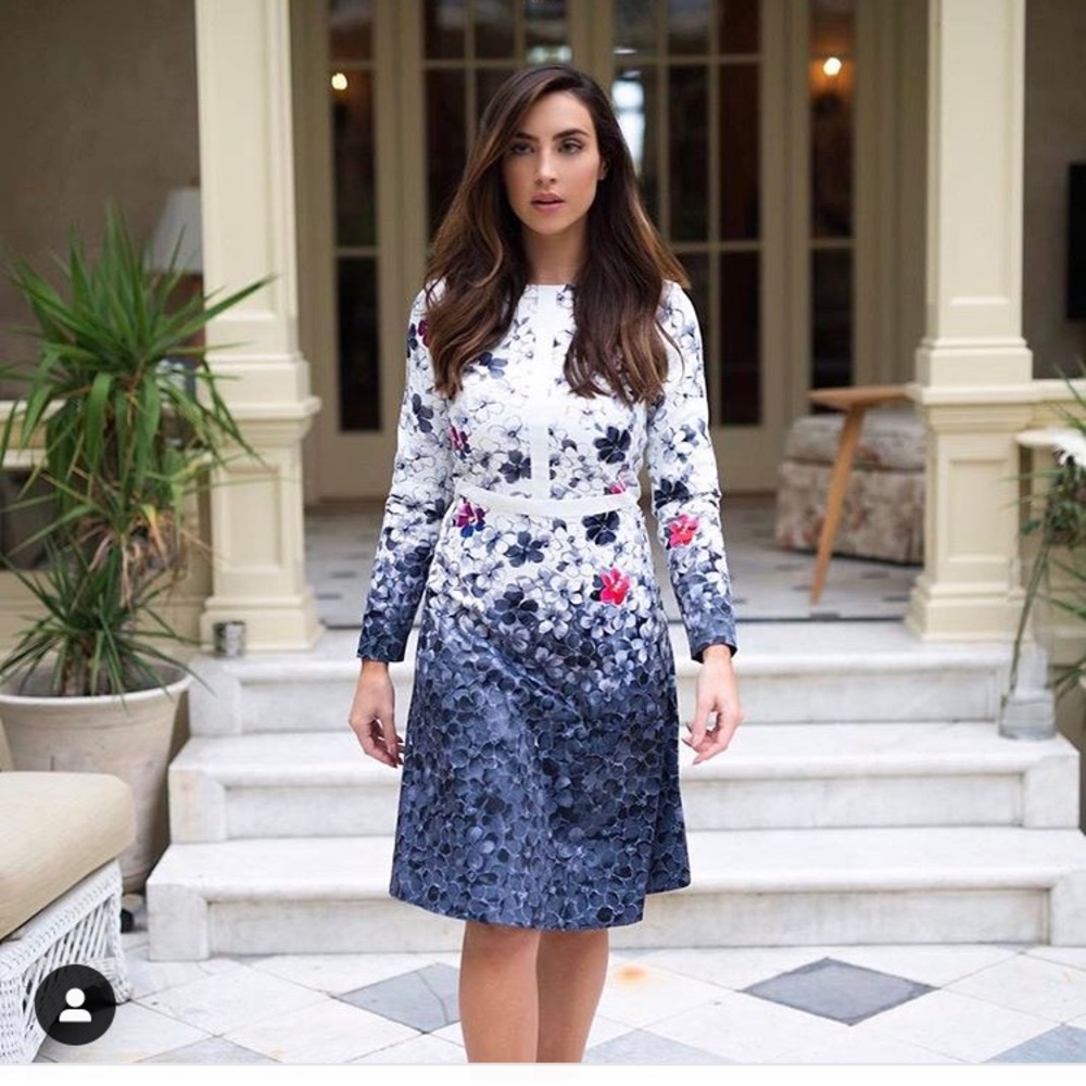Long sleeve butterfly dress